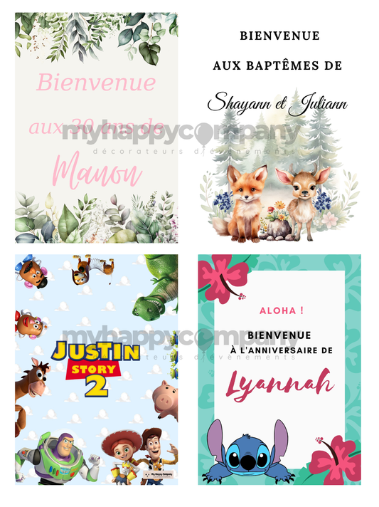 👌Affiche personnalisée - A3