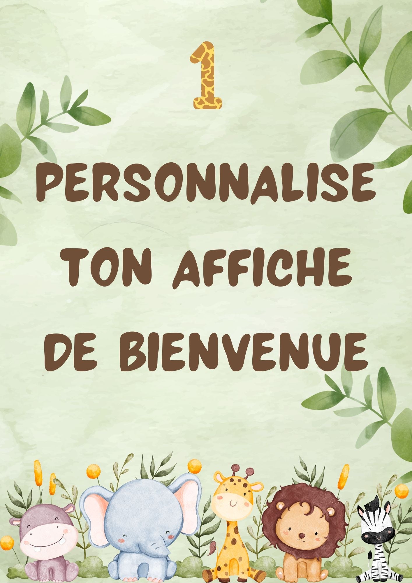 Affiche A3 Personnalisée