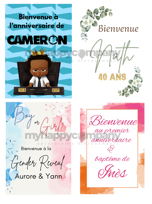 👌Affiche personnalisée - A3