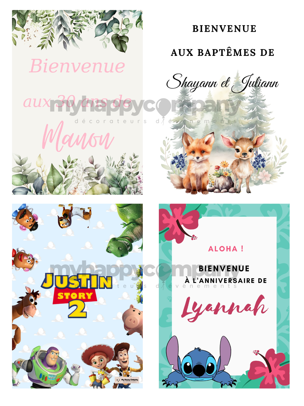 👌Affiche personnalisée - A3