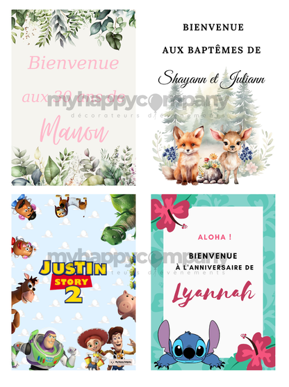 👌Affiche personnalisée - A3