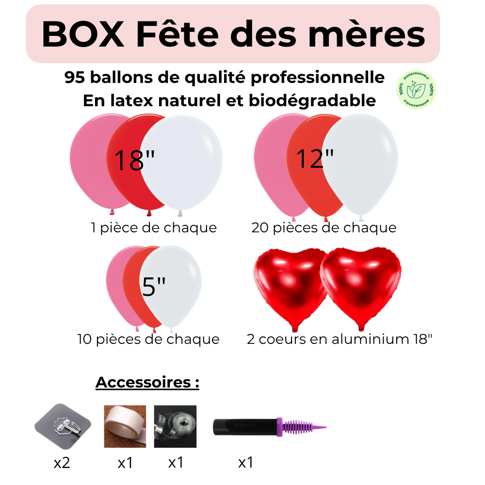 ❤️Box Fête des mères – Décoration prête à l’emploi❤️