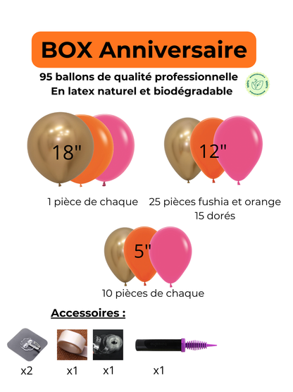 🎈 Box Anniversaire – Décoration clé en main