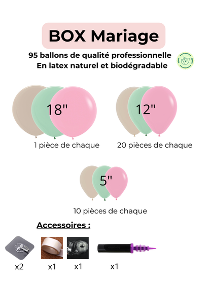🎈 Box Mariage – Décoration élégante sans prestataire