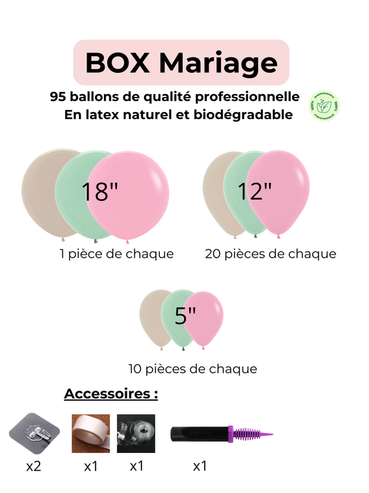 💫 Box Mariage tendance 2026 – Décoration clé en main - Best seller mariage