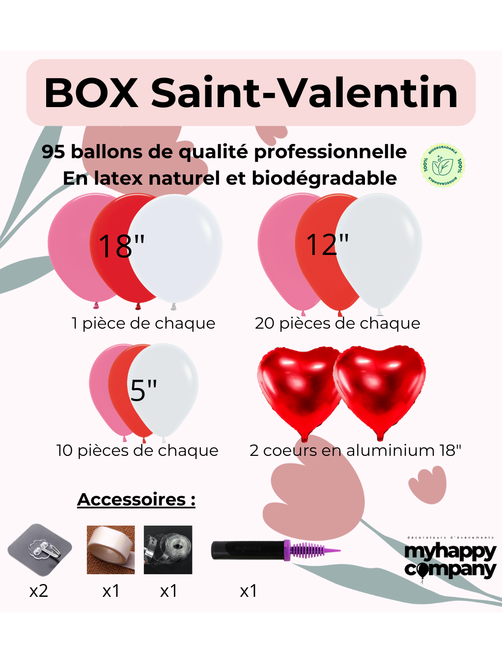❤️Box Saint-Valentin – Décoration prête à l’emploi❤️