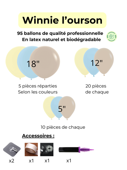 🧸 Box Winnie l’Ourson – Décoration thème enfant