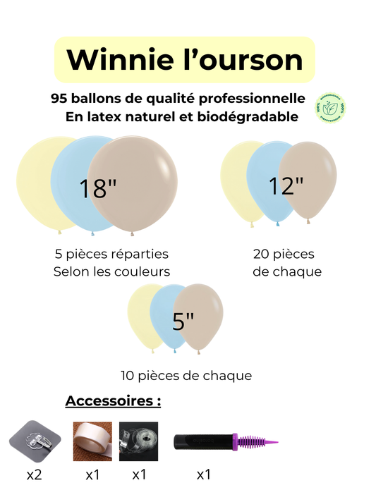 🧸 Box Winnie l’Ourson – Décoration thème enfant